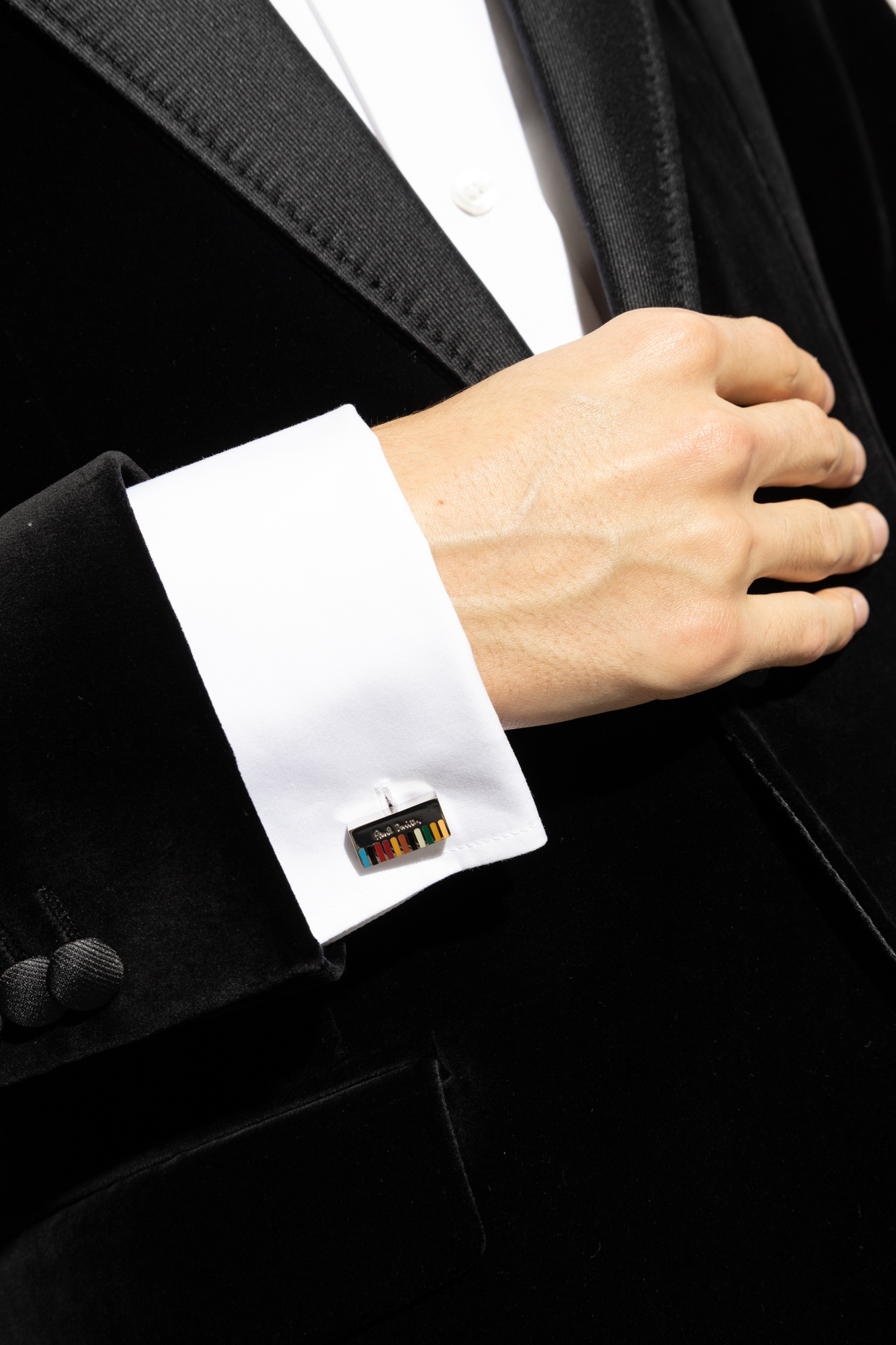 バングル PAUL SMITH Men Cufflinks Silver M1ACUFFPBUG 79 PAUL SMITH Silver-Tone Enamel Cufflinks for Men | MR PORTER